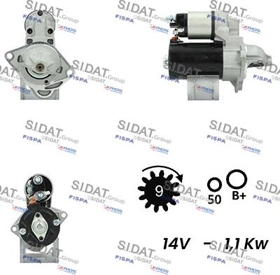 Fispa S12BH0206A2 - Starteris adetalas.lv