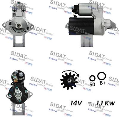 Fispa S12BH0203A2 - Starteris adetalas.lv