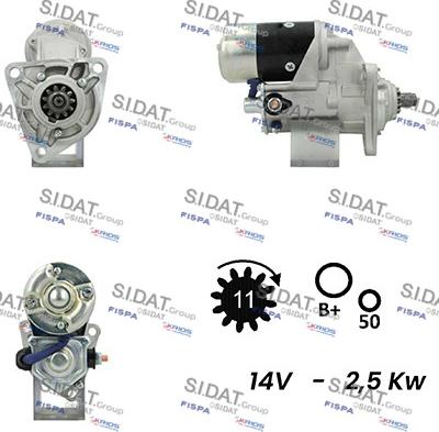 Fispa S12DE0534A2 - Starteris adetalas.lv