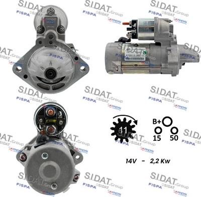 Fispa S12DE0057 - Starteris adetalas.lv