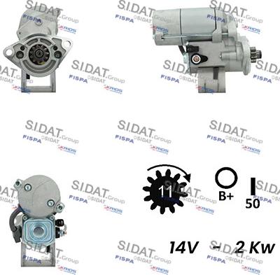 Fispa S12DE0300A2 - Starteris adetalas.lv