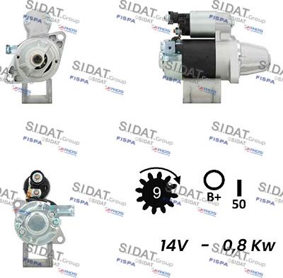 Fispa S12HT0518A2 - Starteris adetalas.lv