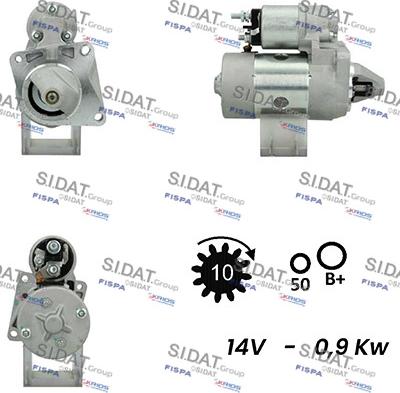 Fispa S12MA0009A2 - Starteris adetalas.lv