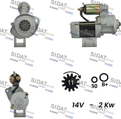 Fispa S12MH0410A2 - Starteris adetalas.lv