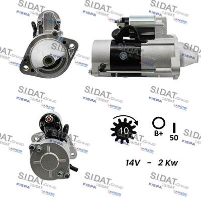 Fispa S12MH0024A2 - Starteris adetalas.lv