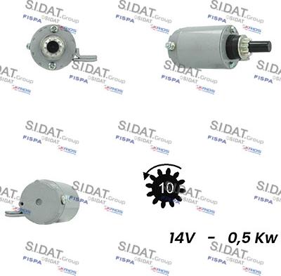 Fispa S12MT0636A2 - Starteris adetalas.lv