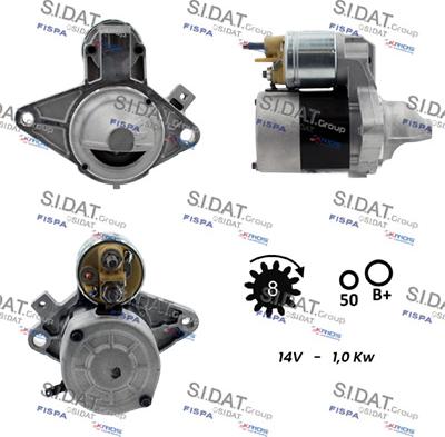 Fispa S12VA0011 - Starteris adetalas.lv