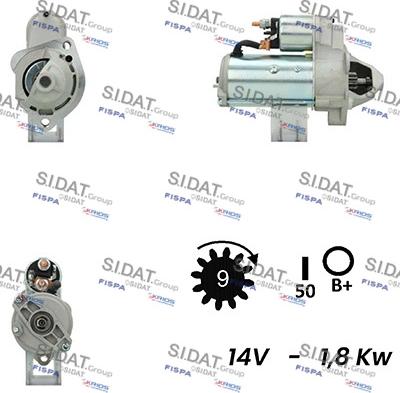 Fispa S12VA0026A2 - Starteris adetalas.lv