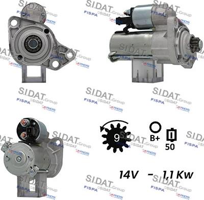 Fispa S12VA0115A2 - Starteris adetalas.lv