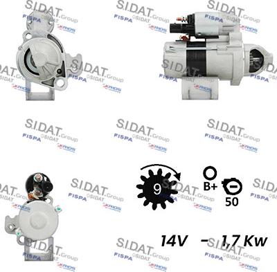 Fispa S12VA0253 - Starteris adetalas.lv