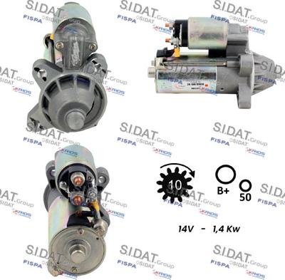 Fispa S12VS0694 - Starteris adetalas.lv