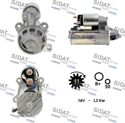 Fispa S12VS0696 - Starteris adetalas.lv