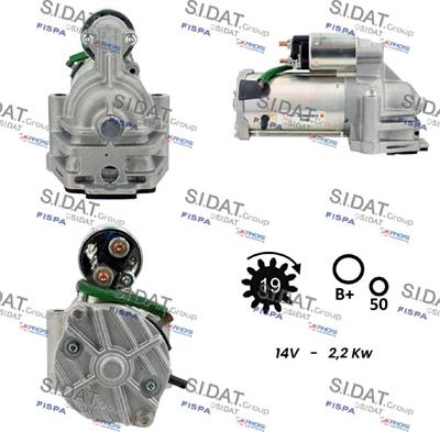 Fispa S12VS0032 - Starteris adetalas.lv