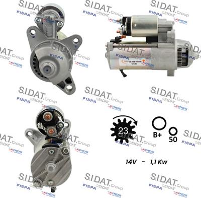 Fispa S12VS0192 - Starteris adetalas.lv