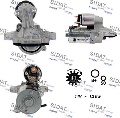 Fispa S12VS0803 - Starteris adetalas.lv