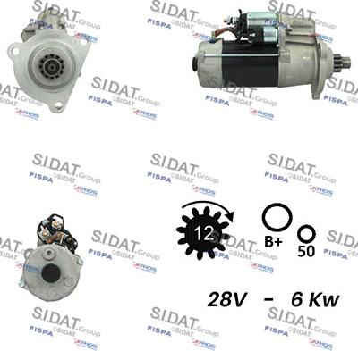 Fispa S24BH0124A2 - Starteris adetalas.lv