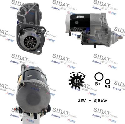 Fispa S24DE0129 - Starteris adetalas.lv