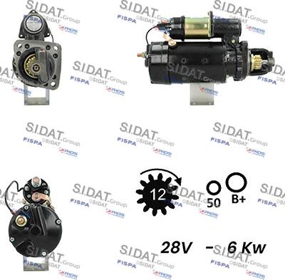 Fispa S24DR0090A2 - Starteris adetalas.lv