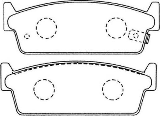 BOSCH 0 986 TB2 571 - Bremžu uzliku kompl., Disku bremzes adetalas.lv