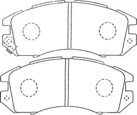 BOSCH 0 986 AB2 603 - Bremžu uzliku kompl., Disku bremzes adetalas.lv