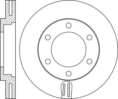 Brembo 09.8066.10 - Bremžu diski adetalas.lv