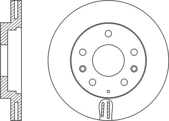 BENDIX BG3086 - Bremžu diski adetalas.lv