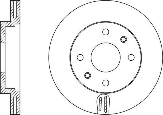 BENDIX BDS1004 - Bremžu diski adetalas.lv