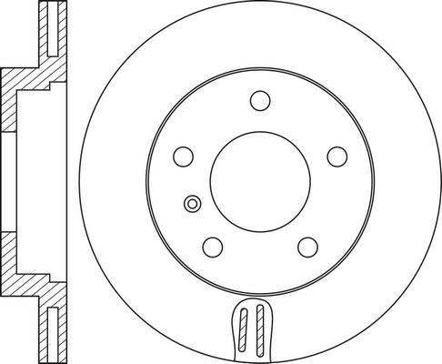 Brembo 9539077 - Bremžu diski adetalas.lv