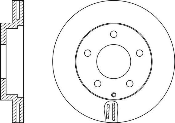 Japanparts 6003348 - Bremžu diski adetalas.lv