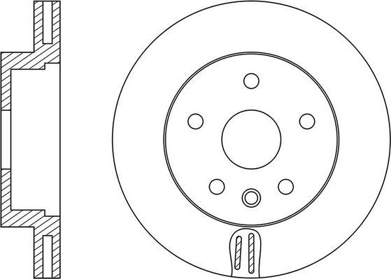 BENDIX Braking BDI1786 - Bremžu diski adetalas.lv