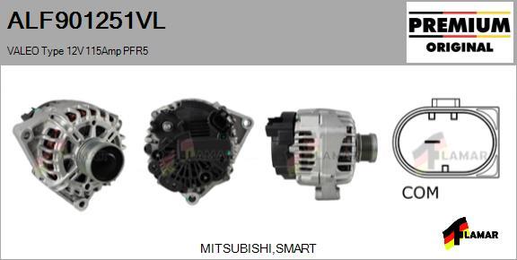 FLAMAR ALF901251VL - Ģenerators adetalas.lv