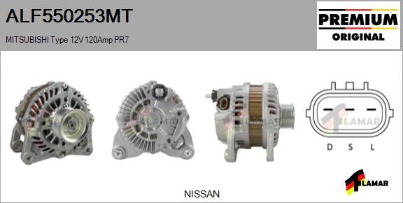 FLAMAR ALF550253MT - Ģenerators adetalas.lv