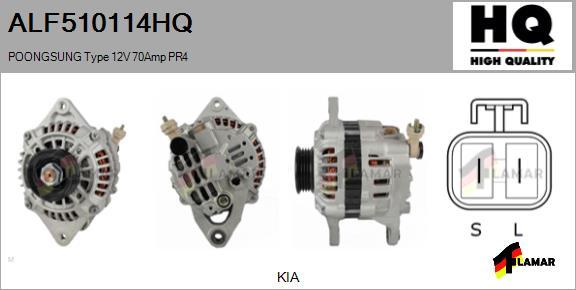 FLAMAR ALF510114HQ - Ģenerators adetalas.lv