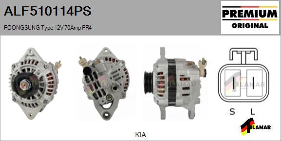 FLAMAR ALF510114PS - Ģenerators adetalas.lv