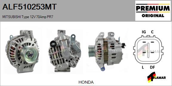 FLAMAR ALF510253MT - Ģenerators adetalas.lv