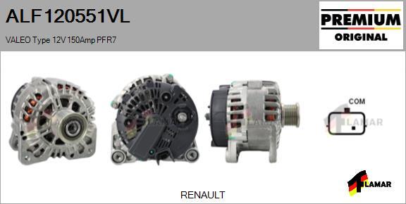 FLAMAR ALF120551VL - Ģenerators adetalas.lv