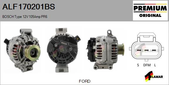 FLAMAR ALF170201BS - Ģenerators adetalas.lv