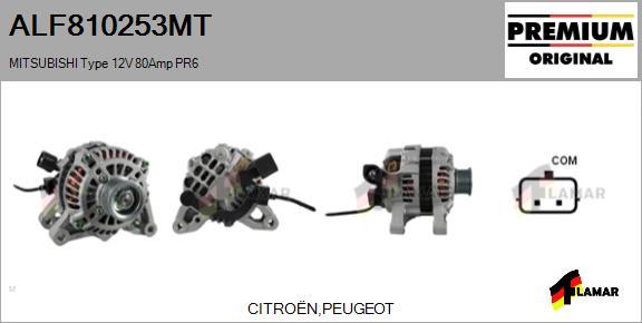 FLAMAR ALF810253MT - Ģenerators adetalas.lv