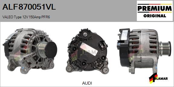 FLAMAR ALF870051VL - Ģenerators adetalas.lv