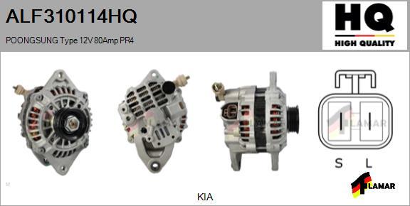 FLAMAR ALF310114HQ - Ģenerators adetalas.lv