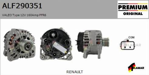 FLAMAR ALF290351
 - Ģenerators adetalas.lv