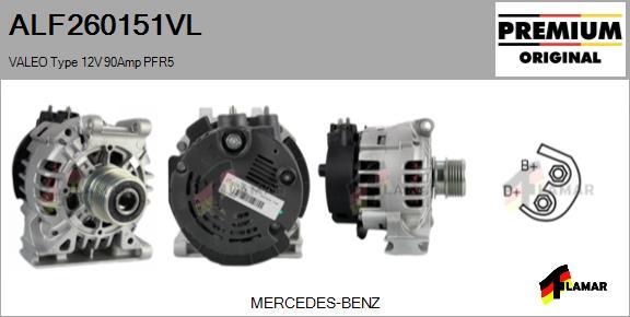 FLAMAR ALF260151VL - Ģenerators adetalas.lv