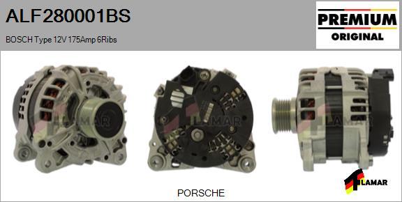 FLAMAR ALF280001BS - Ģenerators adetalas.lv