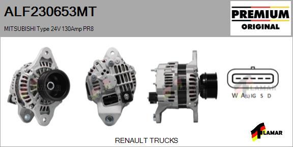 FLAMAR ALF230653MT - Ģenerators adetalas.lv