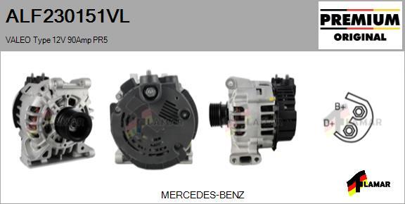 FLAMAR ALF230151VL - Ģenerators adetalas.lv