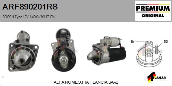 FLAMAR ARF890201RS - Starteris adetalas.lv