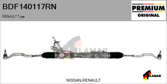 FLAMAR BDF140117RN - Stūres mehānisms adetalas.lv