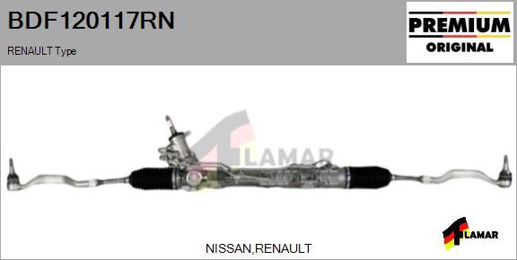 FLAMAR BDF120117RN - Stūres mehānisms adetalas.lv