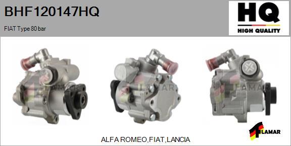 FLAMAR BHF120147HQ - Hidrosūknis, Stūres iekārta adetalas.lv