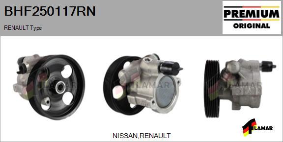 FLAMAR BHF250117RN - Hidrosūknis, Stūres iekārta adetalas.lv